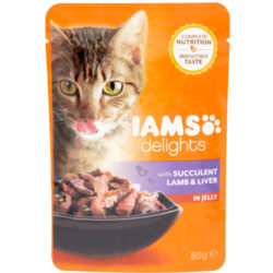 Iams Lamb & Liver In Jelly Adult Cat Food